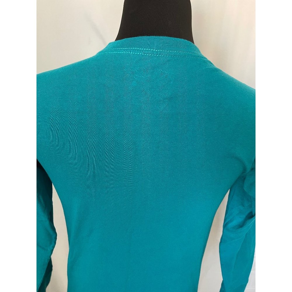 O'Neill Men's Teal Long Sleeve "O'Neill" Front Graphic Tee - Picture 7 of 9